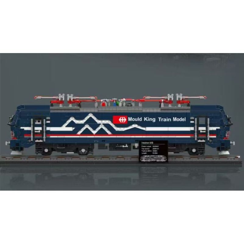 MouldKing 12045 Vectron European Electric Passenger Train Xếp hình lắp ráp ghép mô hình Đầu máy điện Siemens Vectron