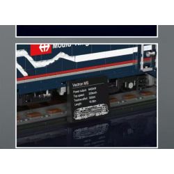 MouldKing 12045 Vectron European Electric Passenger Train Xếp hình lắp ráp ghép mô hình Đầu máy điện Siemens Vectron