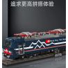 MouldKing 12045 Vectron European Electric Passenger Train Xếp hình lắp ráp ghép mô hình Đầu máy điện Siemens Vectron