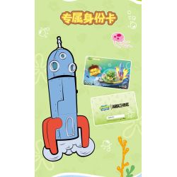 AREA-X AB0088 Xếp hình lắp ráp ghép mô hình SpongeBob SquarePants: Ngôi nhà trên cây có mái vòm của Sandy