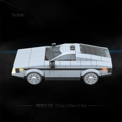 QUANGUAN 100298 Xếp hình lắp ráp ghép mô hình Trở Về Tương Lai: Xe DMC 12