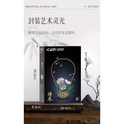 CaDA DoubleE C59024 Xếp hình lắp ráp ghép mô hình Nghệ thuật cắm hoa theo chủ nghĩa Livtist Trung Quốc: Zhixia