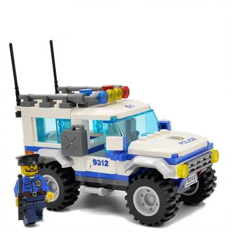 GUDI 9312 non  XE SUV CỦA CẢNH CÁT bộ đồ chơi xếp lắp ráp ghép mô hình City POLICE CROSS COUNTRY VEHICLE Thành Phố 163 khối