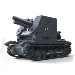 ThirdParty 300021 Sturmpanzer I Bison Xếp hình lắp ráp ghép mô hình Pháo tự hành Bison I của Đức 1:35