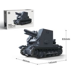 ThirdParty 300021 Sturmpanzer I Bison Xếp hình lắp ráp ghép mô hình Pháo tự hành Bison I của Đức 1:35