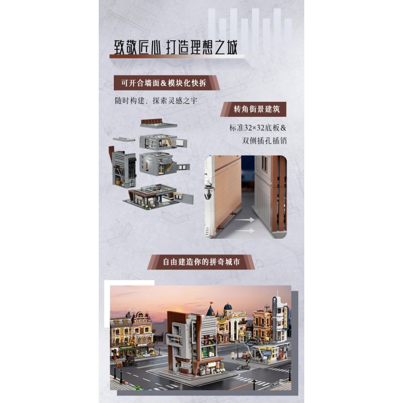 Pantasy 85041 Architecture Firm Xếp hình lắp ráp ghép mô hình Văn phòng thiết kế kiến ​​trúc