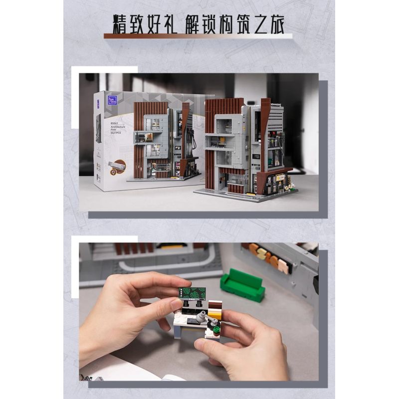 Pantasy 85041 Architecture Firm Xếp hình lắp ráp ghép mô hình Văn phòng thiết kế kiến ​​trúc