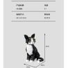 ZHEGAO 662501 Xếp hình lắp ráp ghép mô hình mèo tuxedo