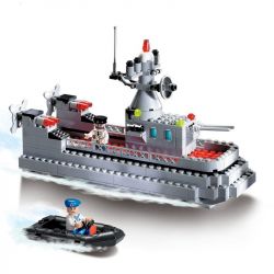 Enlighten 826 Qman 826 non  TÀU SÂN BAY bộ đồ chơi xếp lắp ráp ghép mô hình Military Army COMBATZONES AIRCRAFT CARRIER Quân Sự Bộ Đội 508 khối