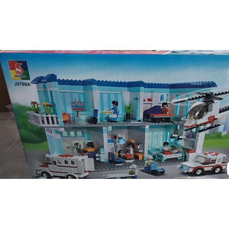 WOMA J5769A Xếp hình lắp ráp ghép mô hình Bệnh viện