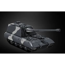 12GO 97018 Jagopanzer E-100 Xếp hình lắp ráp ghép mô hình Pháo chống tăng E-100 1:28