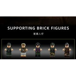 12GO 97018 Jagopanzer E-100 Xếp hình lắp ráp ghép mô hình Pháo chống tăng E-100 1:28