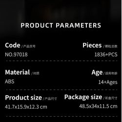 12GO 97018 Jagopanzer E-100 Xếp hình lắp ráp ghép mô hình Pháo chống tăng E-100 1:28