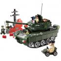 Enlighten 823 Qman 823 non Lego XE TĂNG bộ đồ chơi xếp lắp ráp ghép mô hình Military Army COMBATZONES TANKS Quân Sự Bộ Đội 466 khối