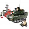 Enlighten 823 Qman 823 non  XE TĂNG bộ đồ chơi xếp lắp ráp ghép mô hình Military Army COMBATZONES TANKS Quân Sự Bộ Đội 466 khối
