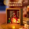 Wekki 516165 Xếp hình lắp ráp ghép mô hình Độc quyền Giáng sinh: Lò sưởi mùa đông ấm áp