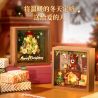 Wekki 516165 Xếp hình lắp ráp ghép mô hình Độc quyền Giáng sinh: Lò sưởi mùa đông ấm áp