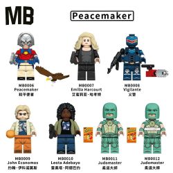 MB MB0006 MB MB0007 MB MB0008 MB MB0009 MB MB0010 MB MB0011 MB MB0012 Peacemaker Xếp hình lắp ráp ghép mô hình Sứ giả hòa bình 7 loại nhân vật nhỏ