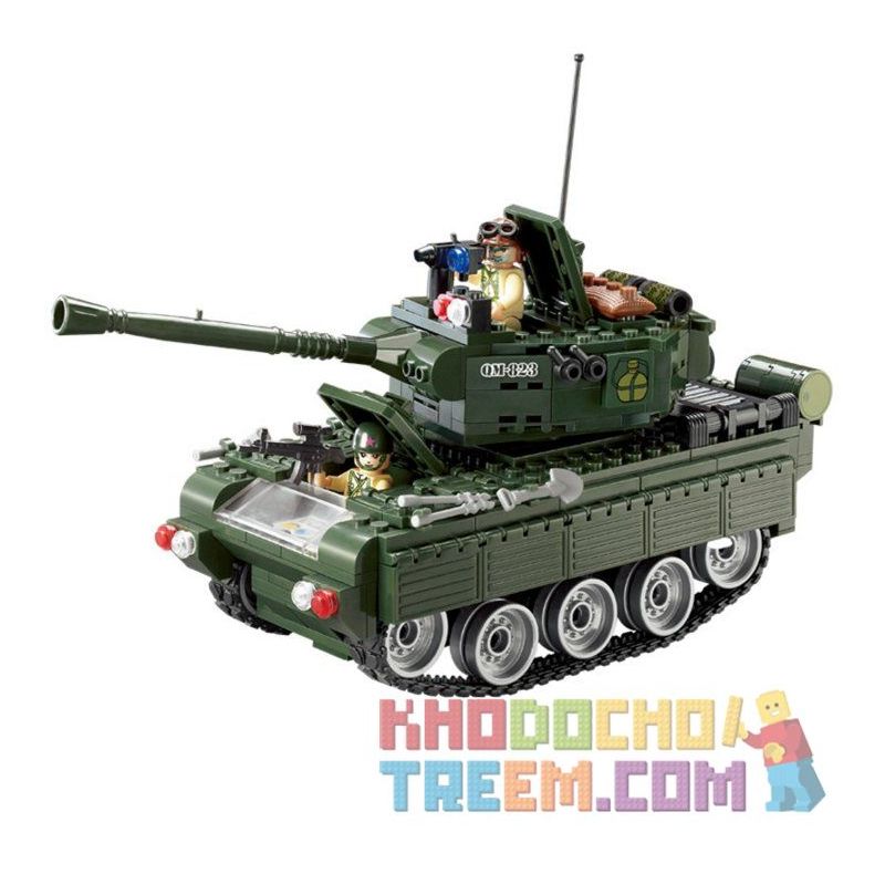 Enlighten 823 Qman 823 non  XE TĂNG bộ đồ chơi xếp lắp ráp ghép mô hình Military Army COMBATZONES TANKS Quân Sự Bộ Đội 466 khối Enlighten 823 Qman 823 non  XE TĂNG bộ đồ chơi xếp lắp ráp ghép mô hình Military Army COMBATZONES TANKS Quân Sự Bộ Đội 466 khối