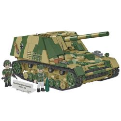 COBI 2663 Panzerhaubitze Hummel Xếp hình lắp ráp ghép mô hình Pháo bọc thép Panzer Haubitze của quân đội Đức