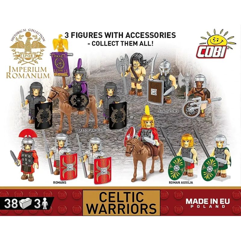 COBI 20074 Celtic Warriors Xếp hình lắp ráp ghép mô hình Chiến binh Celtic