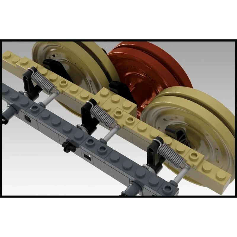 COBI 2808 Tiger II Königstiger Xếp hình lắp ráp ghép mô hình Xe tăng hạng nặng King Tiger 1:12