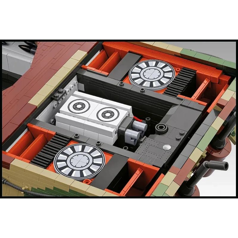 COBI 2808 Tiger II Königstiger Xếp hình lắp ráp ghép mô hình Xe tăng hạng nặng King Tiger 1:12