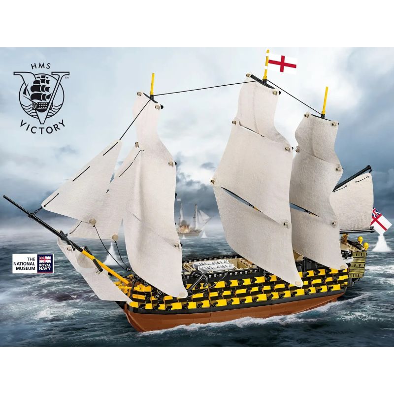 COBI 20096 HMS Victory Xếp hình lắp ráp ghép mô hình Chiến thắng HMS 1:144