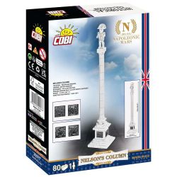 COBI 20097 Nelson's Column Xếp hình lắp ráp ghép mô hình Đài tưởng niệm Nelson ở Anh