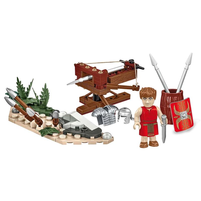 COBI 20079 Roman Scorpio Xếp hình lắp ráp ghép mô hình Nỏ bọ cạp La Mã