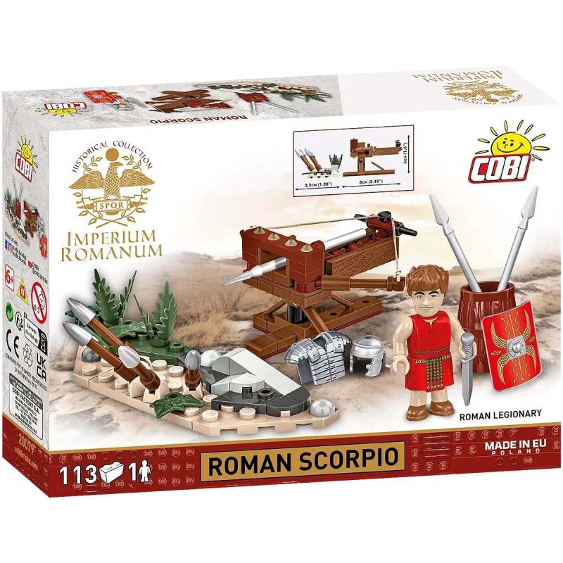 COBI 20079 Roman Scorpio Xếp hình lắp ráp ghép mô hình Nỏ bọ cạp La Mã