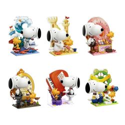 Pantasy 86912 Peanuts Surprise Letter World Xếp hình lắp ráp ghép mô hình Snoopy: Các mô hình của Alphabet World 6