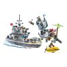Enlighten 819 Qman 819 non  TẤN CÔNG CĂN CỨ TRÊN ĐẢO bộ đồ chơi xếp lắp ráp ghép mô hình Military Army COMBATZONES FORT OF THE ISLAND Quân Sự Bộ Đội 505 khối