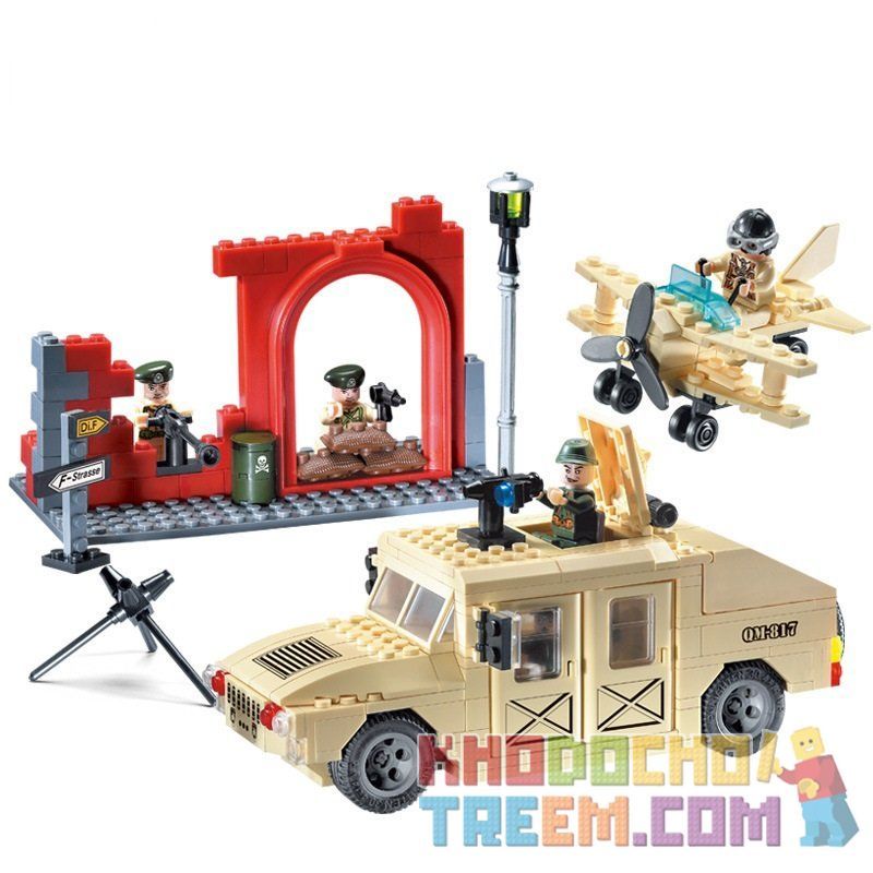 Enlighten 817 Qman 817 Xếp hình kiểu Lego Military Army Combatzones ...