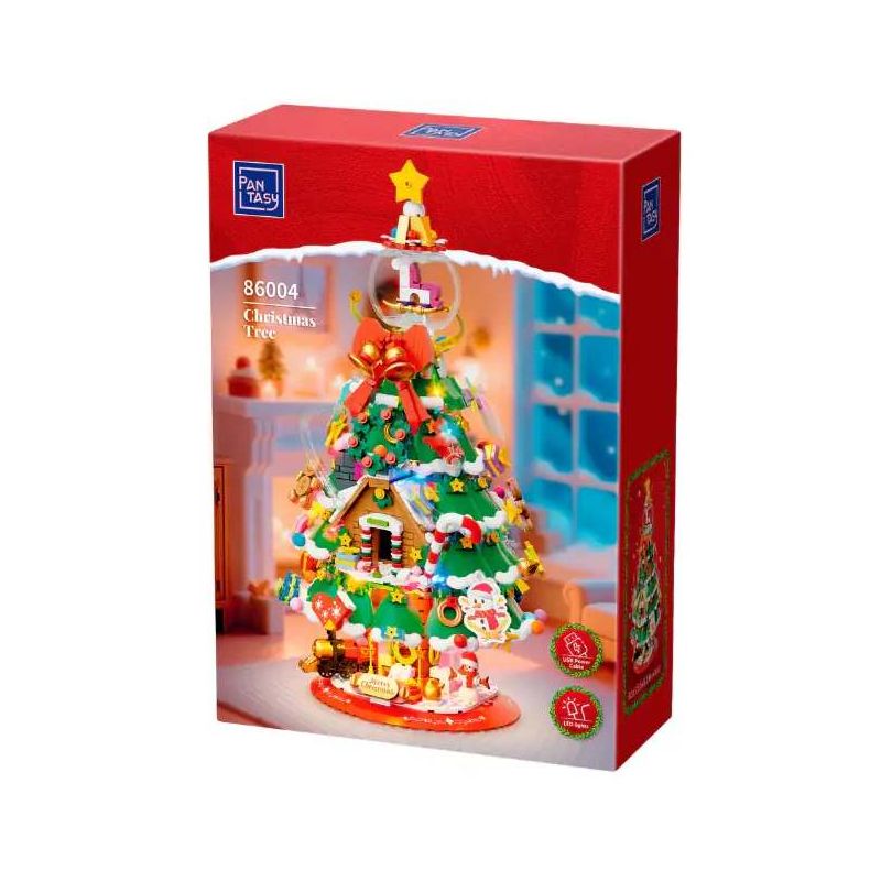 Pantasy 86004 Christmas Tree Xếp hình lắp ráp ghép mô hình cây thông giáng sinh