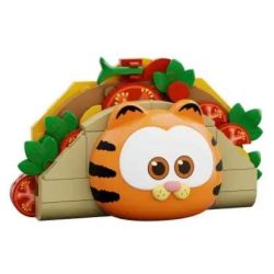 Pantasy 86819 Garfield Taco Fridge Magnet Xếp hình lắp ráp ghép mô hình Món ăn gia đình Garfield: Tacos Burritos