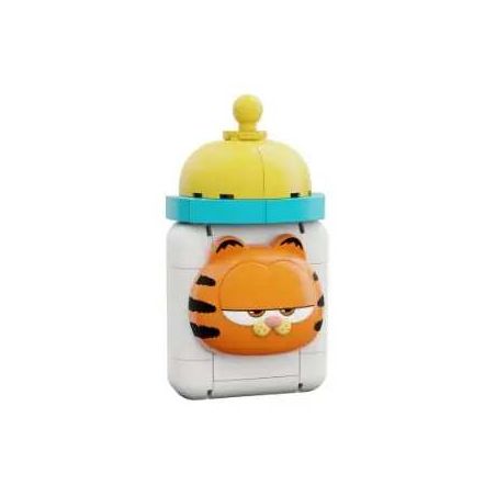 Pantasy 86818 Garfield Baby Bottle Fridge Magnet Xếp hình lắp ráp ghép mô hình Thực phẩm gia đình Garfield: Bình sữa cho bé