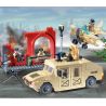 Enlighten 817 Qman 817 non  XE HUMMER BỌC THÉP bộ đồ chơi xếp lắp ráp ghép mô hình Military Army COMBATZONES HUMMERS Quân Sự Bộ Đội 323 khối