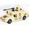 Enlighten 817 Qman 817 non  XE HUMMER BỌC THÉP bộ đồ chơi xếp lắp ráp ghép mô hình Military Army COMBATZONES HUMMERS Quân Sự Bộ Đội 323 khối
