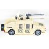 Enlighten 817 Qman 817 non  XE HUMMER BỌC THÉP bộ đồ chơi xếp lắp ráp ghép mô hình Military Army COMBATZONES HUMMERS Quân Sự Bộ Đội 323 khối
