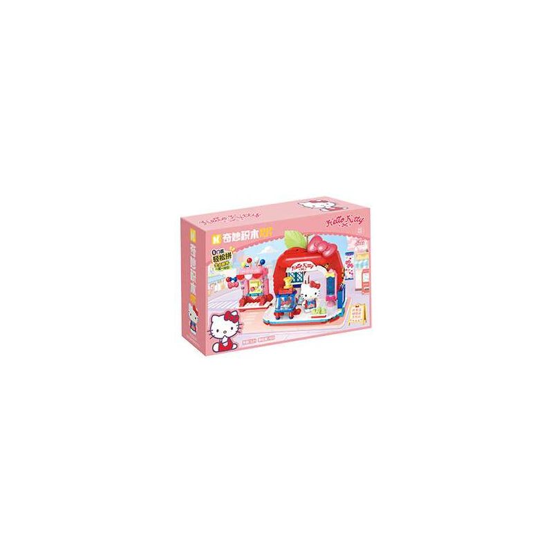 Keeppley K20890 Xếp hình lắp ráp ghép mô hình Chế độ xem phố Sanrio Phần 2: Hội thảo về bướm Hello Kitty