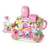 Keeppley K20891 Xếp hình lắp ráp ghép mô hình Chế độ xem phố Sanrio Phần 2: Quán cà phê Melody Hanafang
