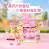 Keeppley K20891 Xếp hình lắp ráp ghép mô hình Chế độ xem phố Sanrio Phần 2: Quán cà phê Melody Hanafang
