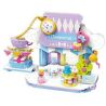 Keeppley K20892 Xếp hình lắp ráp ghép mô hình Chế độ xem phố Sanrio Phần 2: Cửa hàng tạp hóa sáng tạo dành cho chú chó tai to
