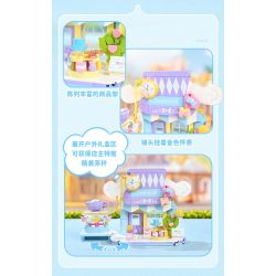 Keeppley K20892 Xếp hình lắp ráp ghép mô hình Chế độ xem phố Sanrio Phần 2: Cửa hàng tạp hóa sáng tạo dành cho chú chó tai to