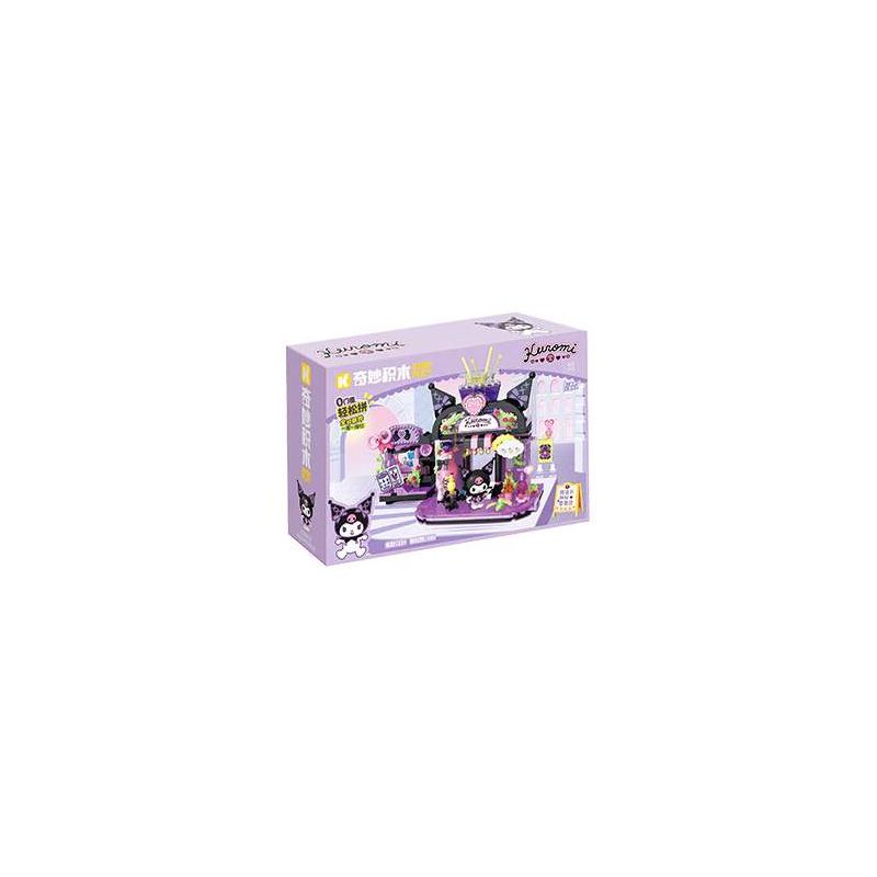 Keeppley K20893 Xếp hình lắp ráp ghép mô hình Sanrio Street View Phần 2: Cửa hàng hương liệu bí ẩn Kuromi