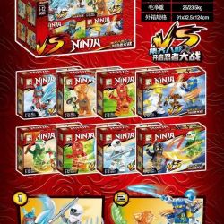 Domination BA003 Xếp hình lắp ráp ghép mô hình Ba Pai Ninja Hình Tám Hộp