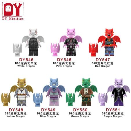 DY_Minifigs DY545 DY_Minifigs DY546 DY_Minifigs DY547 DY_Minifigs DY548 DY_Minifigs DY549 DY_Minifigs DY550 DY_Minifigs DY551 Xếp hình lắp ráp ghép mô hình D&D Dragonborn 7 loại nhân vật nhỏ