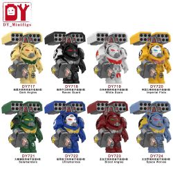 DY_Minifigs DY717 DY_Minifigs DY718 DY_Minifigs DY719 DY_Minifigs DY720 DY_Minifigs DY721 DY_Minifigs DY722 DY_Minifigs DY723 DY_Minifigs DY724 Xếp hình lắp ráp ghép mô hình Warhammer 40.000 nhân vật nhỏ 8 loại