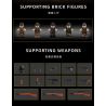 12GO 97017 BÁNH QUẾ E-100 1:28 tỷ lệ 1:28 bộ đồ chơi xếp lắp ráp ghép mô hình Military Army E-100 WT Quân Sự Bộ Đội 2036 khối